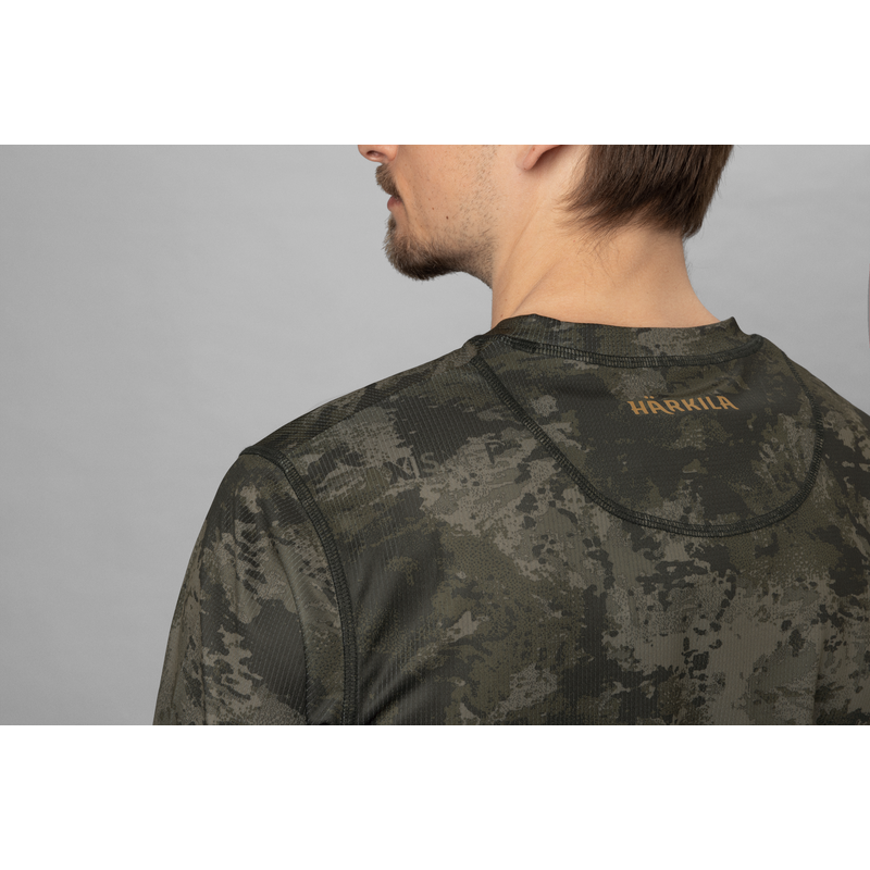 Tricou cu mânecă lungă pentru bărbați Härkila Noctyx Camo L/S T-shirt AXIS MSP Black 2