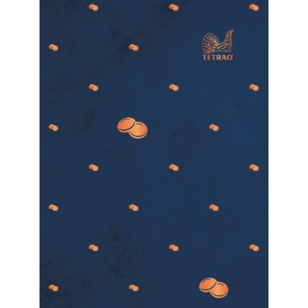 Prosop de vânătoare TETRAO 35x50 cm - talere portocalii